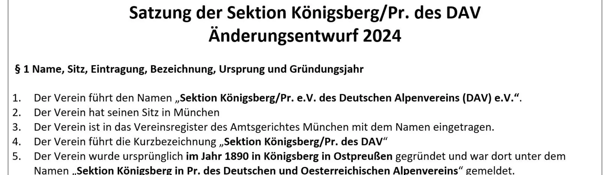 © DAV Sektion Königsberg