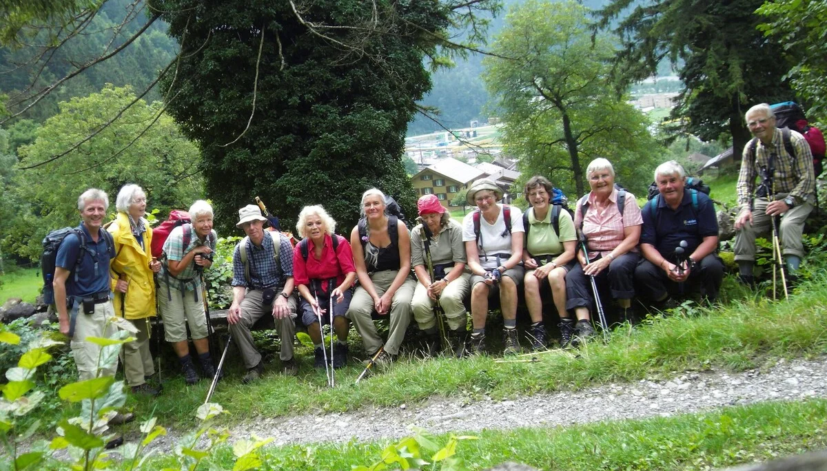 Via Gottardo 2010 Gruppenfoto | © DAV Sektion Königsberg, Foto Cornelius Chucholowski