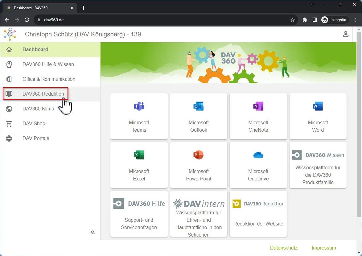 © DAV Sektion Königsberg