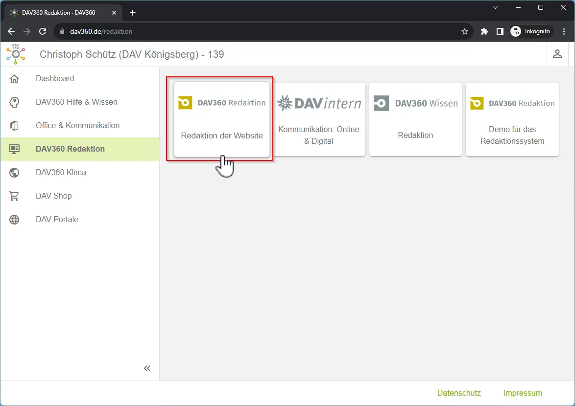© DAV Sektion Königsberg