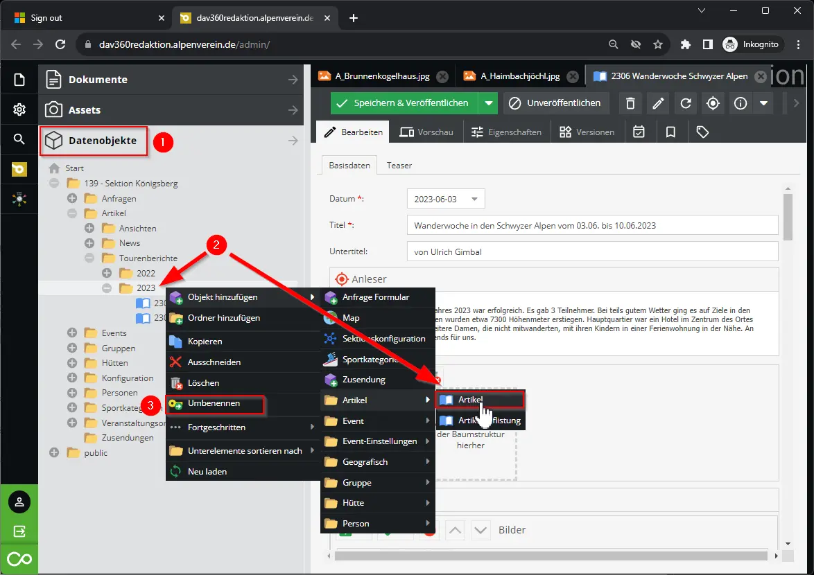 © DAV Sektion Königsberg