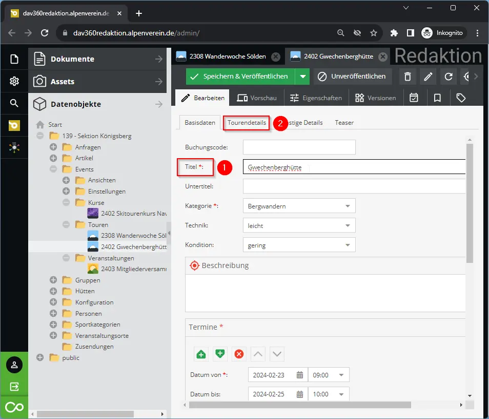 © DAV Sektion Königsberg
