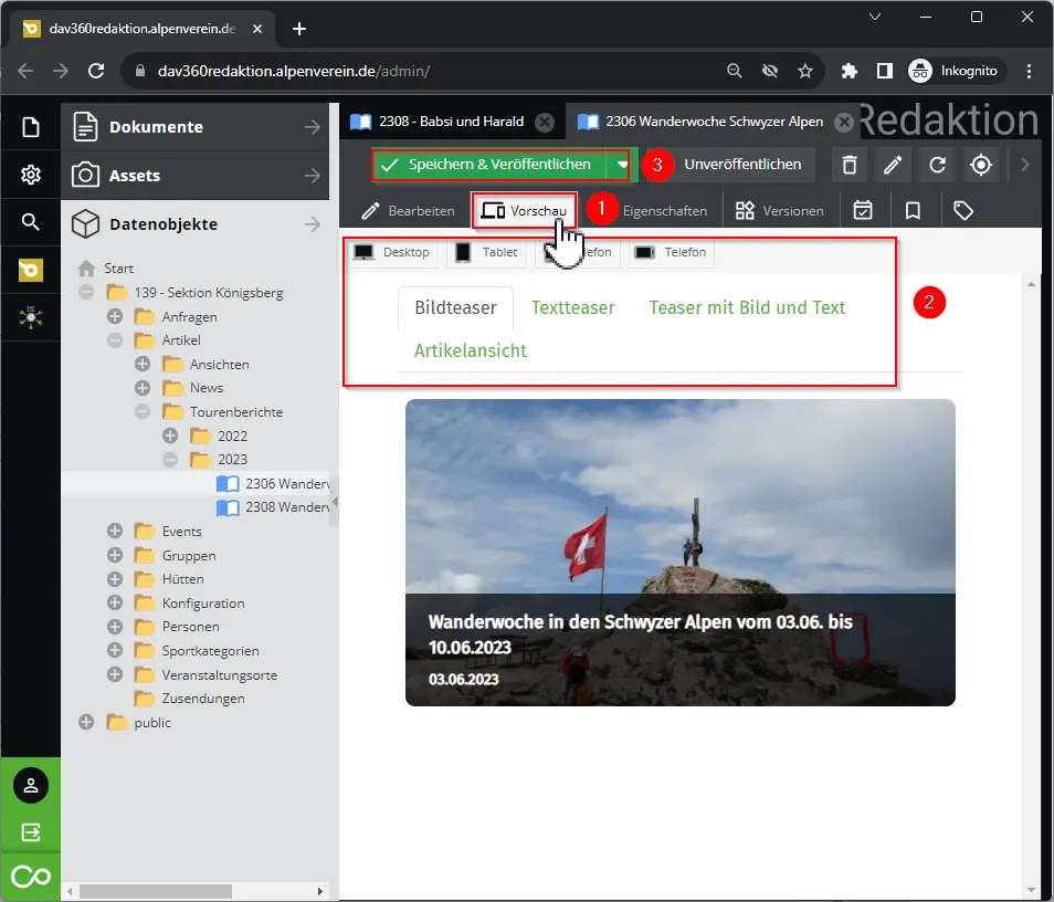 © DAV Sektion Königsberg